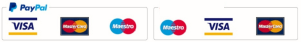 Pay by PayPal, Debit card, Visa or Master card