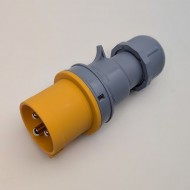 16A YELLOW 3 PIN 110V IP44 PLUG 16A YELLOW 3 PIN 110V IP44 PLUG