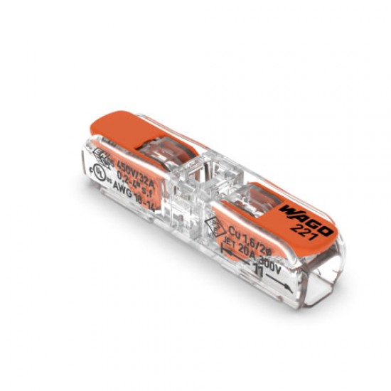WAGO INLINE CONDUCTOR  COMPACT LEVER CONNECTORS
