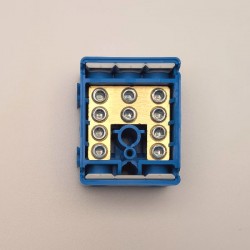 WCED Blue 100A 5 Way terminal block