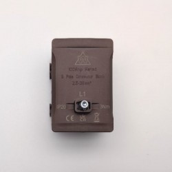 WCED Brown 100A 5 Way terminal block