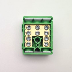 WCED Green 100A 5 Way terminal block