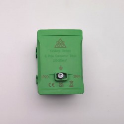 WCED Green 100A 5 Way terminal block