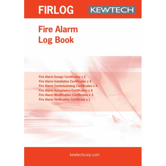 FIRLOG FIRE ALARM MAINTENANCE LOG BOOK