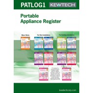 KEWTECH A4 PAT TESTING LOGBOOK