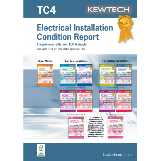 TC4 ELECTRICAL INSTALLATION CONDITION REPORT OVER 100A TC4 ELECTRICAL INSTALLATION CONDITION REPORT OVER 100A