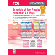 TC6 SCHEDULE OF TEST RESULTS 36 WAY(3/PHASE)