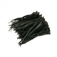 100MM X 2.5MM BLACK CABLE TIE (Bag of 100)