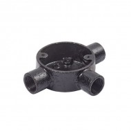 20MM BLACK ENAMEL CONDUIT TEE BOX