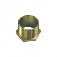 20MM LONG PATTERN MALE BRASS BUSH