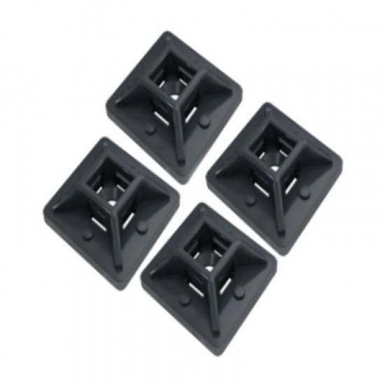 19MM X 19MM BLACK CABLE TIE BASE 19MM X 19MM BLACK CABLE TIE BASE