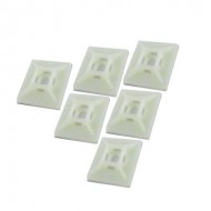 19MM X 19MM CLEAR CABLE TIE BASE 19MM X 19MM CLEAR CABLE TIE BASE