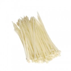  150MM X 3.6MM CLEAR CABLE TIE (Bag of 100)