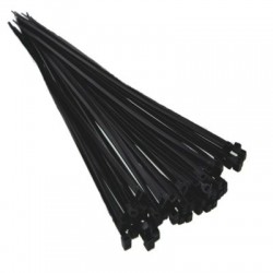  160MM X 4.8MM BLACK CABLE TIE (Bag of 100)