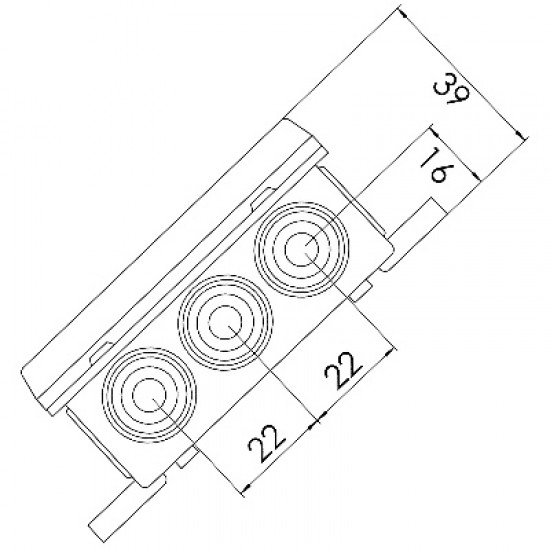 KA12/5 Grey IP54 80 x 80 x 39 mm