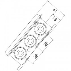 KA6/5 Grey Grey IP54 92 x 44 x 41 mm