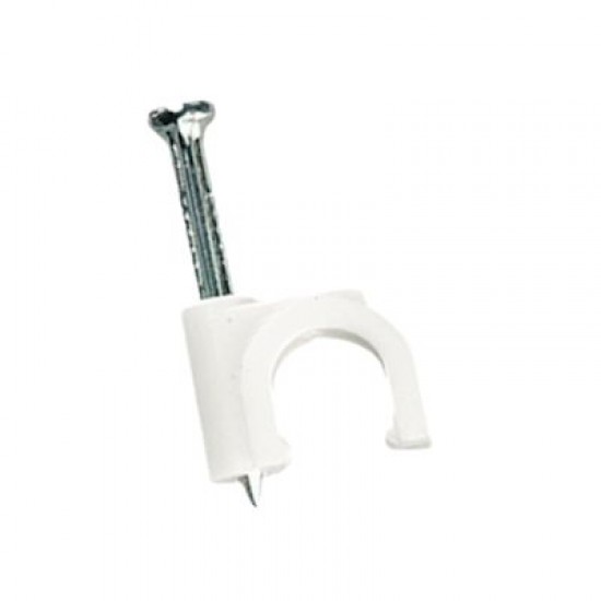 3-5 WHITE ROUND CLIPS