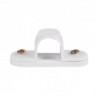 10 x 20MM White Plastic Pvc Conduit Saddles 10 x 20MM White Plastic Pvc Conduit Saddles
