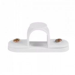 10 x 20MM White Plastic Pvc Conduit Saddles