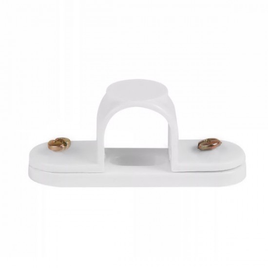 10 x 20MM White Plastic Pvc Conduit Saddles 10 x 20MM White Plastic Pvc Conduit Saddles