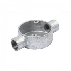 20MM GALV CONDUIT THROUGH BOX