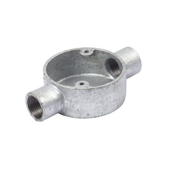 20MM GALV CONDUIT THROUGH BOX