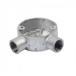 25MM GALV CONDUIT ANGLE BOX