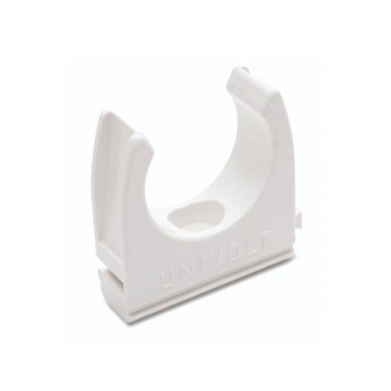 20mm Clips White 20mm Clips White