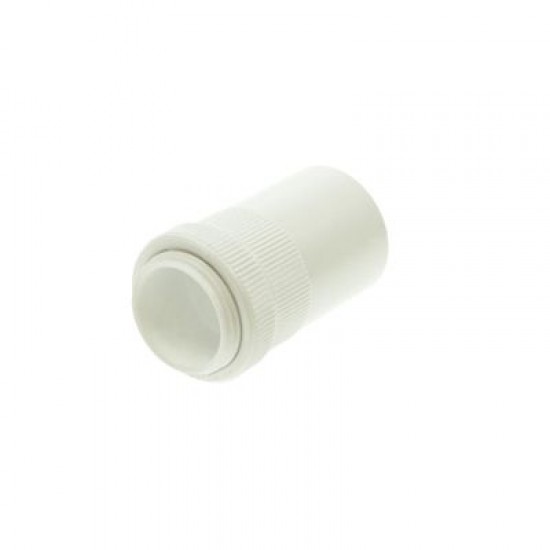 20mm Male Adaptors White