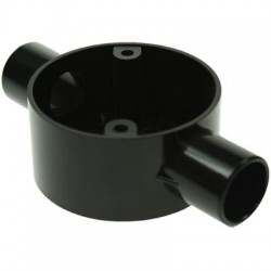 20mm Through Boxes - Black