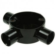 20mm Tee Boxes - Black 20mm Tee Boxes - Black