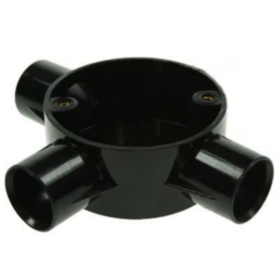 20mm Tee Boxes - Black