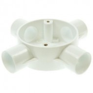 25mm Intersection Box - White