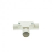 25mm Inspection Tee White 25mm Inspection Tee White