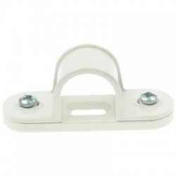 20mm Spacer Bar Saddles White