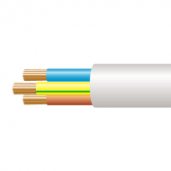 2.5sqmm 3 Core Round White Flex 2.5sqmm 3 Core Round White Flex