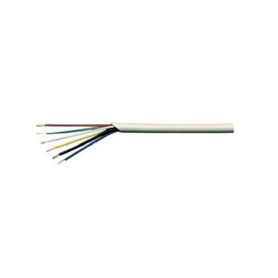 6 Core White Alarm Cable 6 Core White Alarm Cable