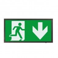 Duceri Emergency Exit Box Down Legend 3W LED IP20 Maintained White Duceri Emergency Exit Box Down Legend 3W LED IP20 Maintained White