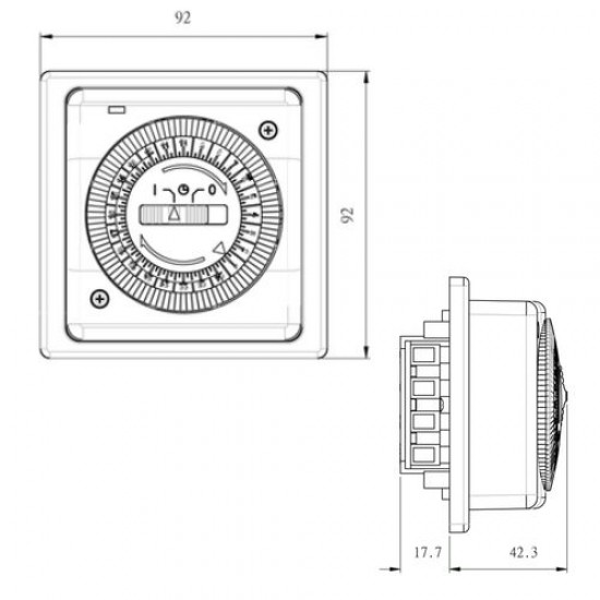 TIMEGUARD NTT01 24 Hour Compact Immersion Heater Timeswitch TIMEGUARD NTT01 24 Hour Compact Immersion Heater Timeswitch