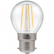 CROMPTON 5W BC W/W CLEAR DIMMABLE CANDLE
