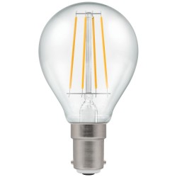 CROMPTON 5W SBC W/W CLEAR DIMMABLE ROUND LAMP