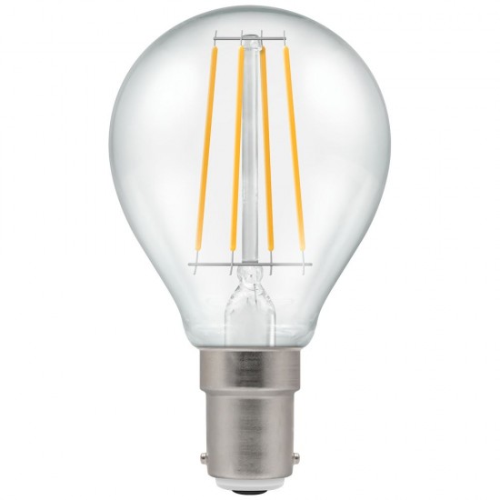 CROMPTON 5W SBC W/W CLEAR DIMMABLE ROUND LAMP CROMPTON 5W SBC W/W CLEAR DIMMABLE ROUND LAMP