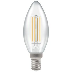 CROMPTON 5W SES W/W CLEAR DIMMABLE CANDLE CROMPTON 5W SES W/W CLEAR DIMMABLE CANDLE
