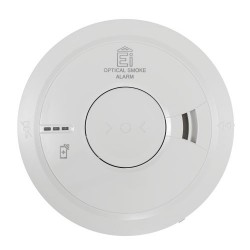 EI3016 Optical Smoke Alarm 10 Yr+ Lithium Cells and Mount Plate