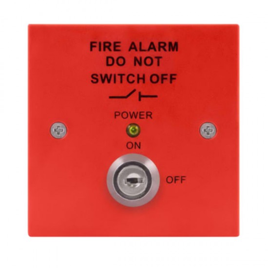 Fire Panel Fused Isolator Switch (Red) Fire Panel Fused Isolator Switch (Red)