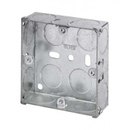 1 Gang 25mm Deep Galvanised Steel K.O. Box 1 Gang 25mm Deep Galvanised Steel K.O. Box