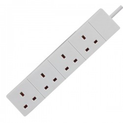 4 GANG 13A 2M EXTENSION LEAD