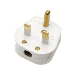 13A Fused Non-Standard Plug - White