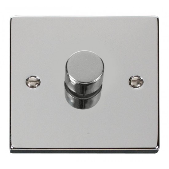 Click Deco Victorian Polished chrome 1 GANG 2 WAY 100W LED DIMMER SWITCH Click Deco Victorian Polished chrome 1 GANG 2 WAY 100W LED DIMMER SWITCH
