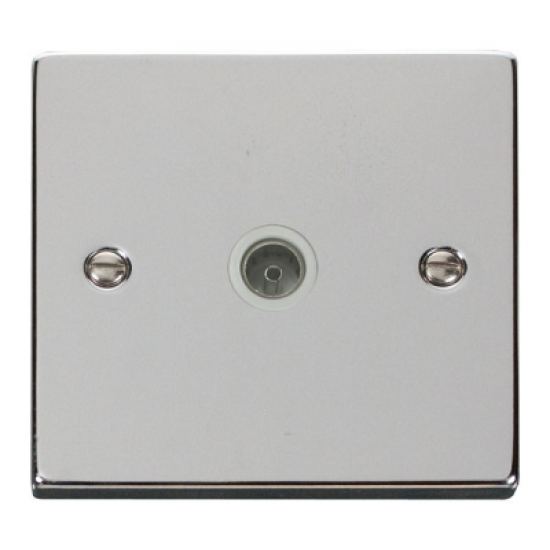 Click Deco Victorian Polished chrome 1 GANG SINGLE CO- AXIAL OUTLET Click Deco Victorian Polished chrome 1 GANG SINGLE CO- AXIAL OUTLET